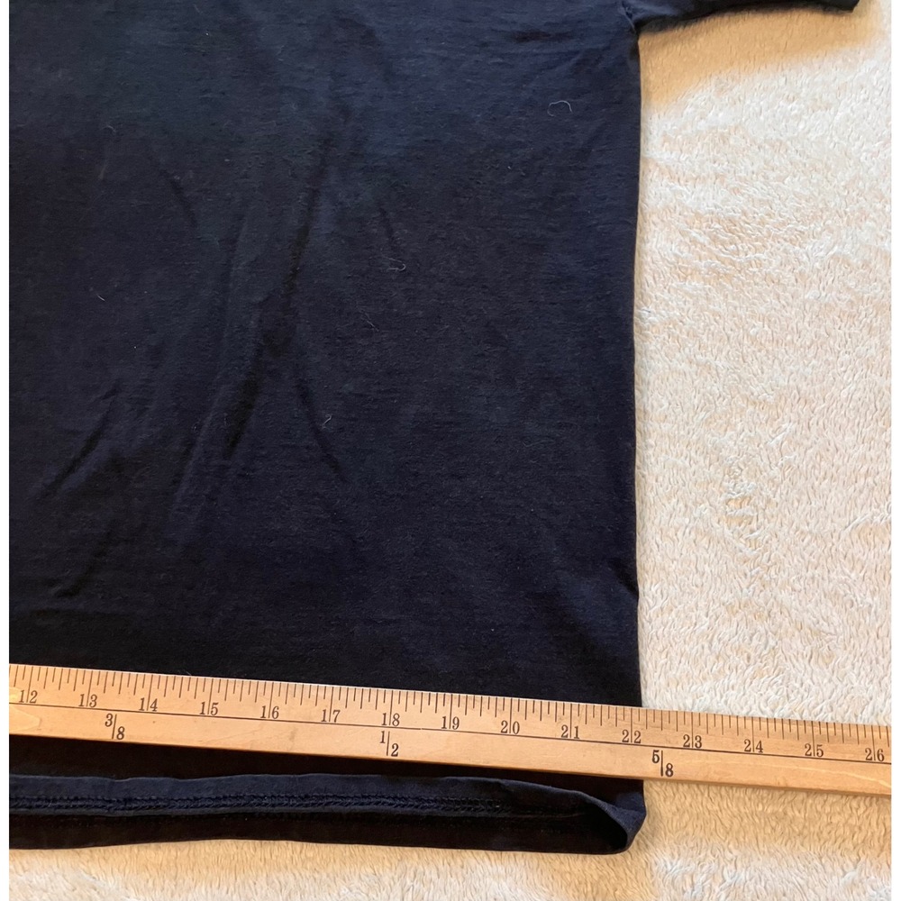 Vintage Hanes Black Deuce Society T-Shirt Mens XL Black Y2K Graphic Hot Rod Car - Picture 4 of 9